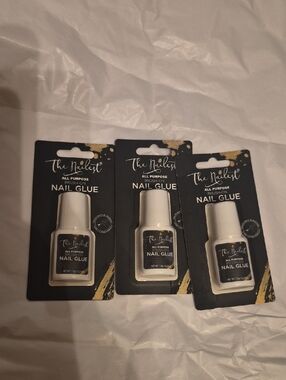 All-Purpose Brush-On Nail Glue 3 For 1